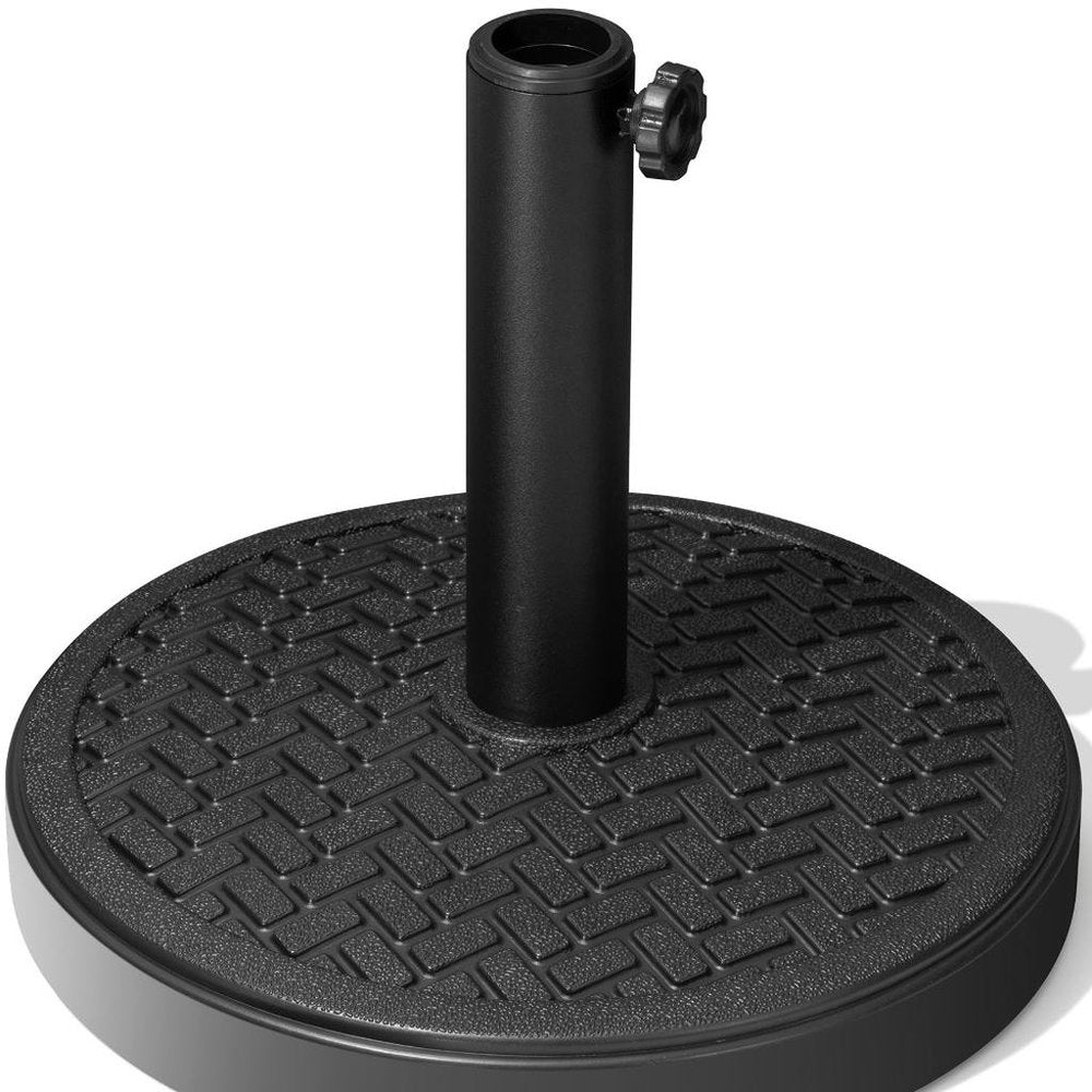Black Market Umbrella Fillable Steel In Ground Adjustable Umbrella Base