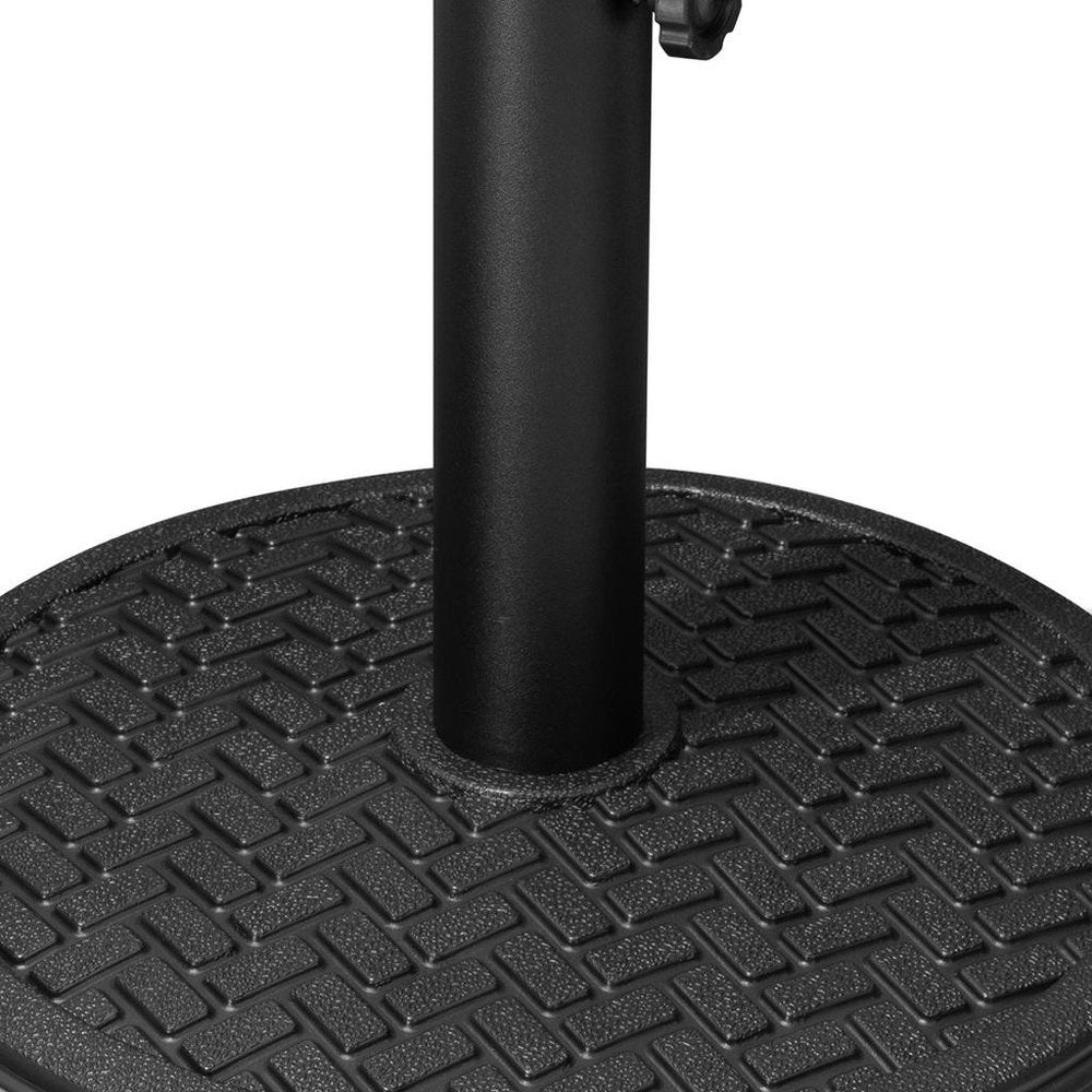 Black Market Umbrella Fillable Steel In Ground Adjustable Umbrella Base