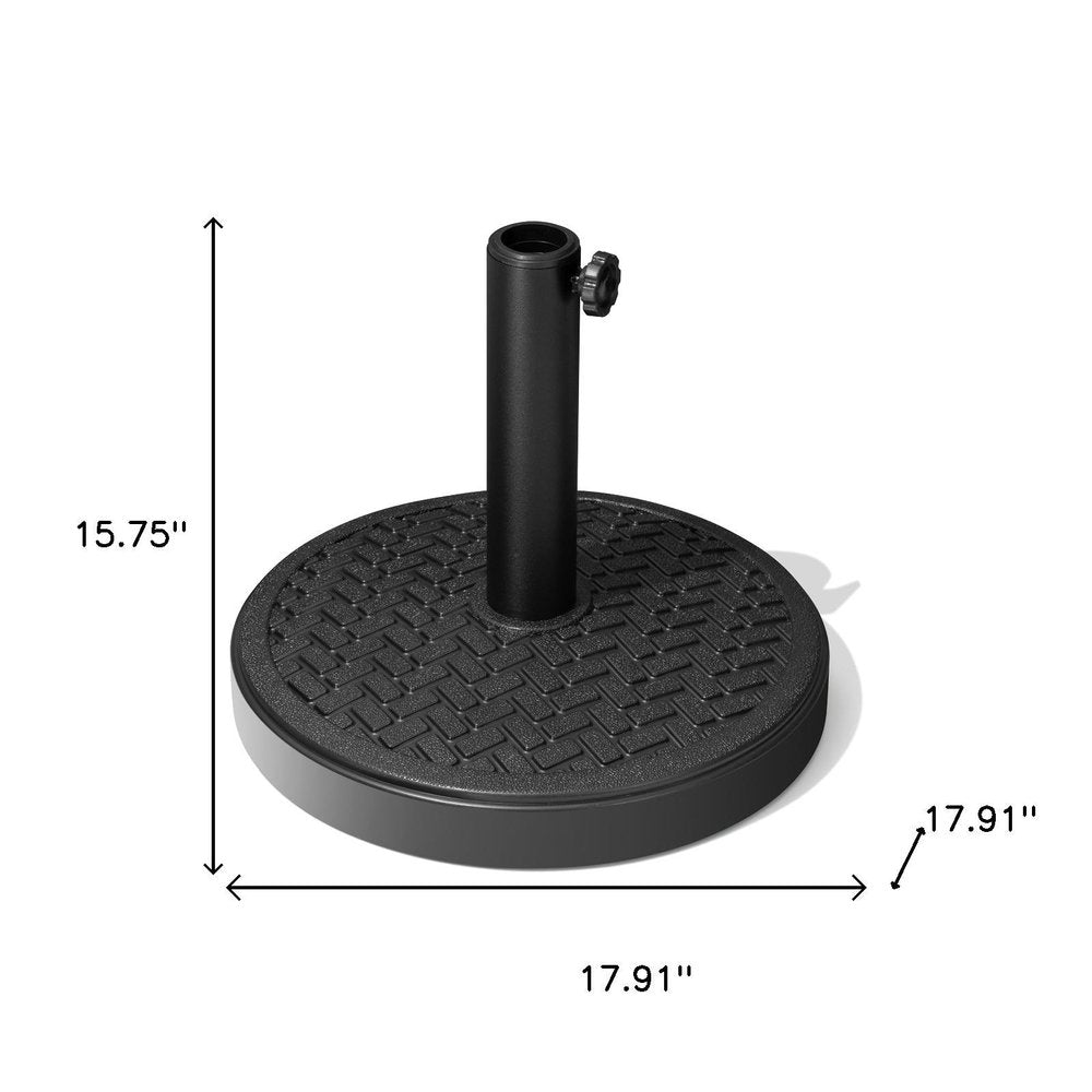 Black Market Umbrella Fillable Steel In Ground Adjustable Umbrella Base