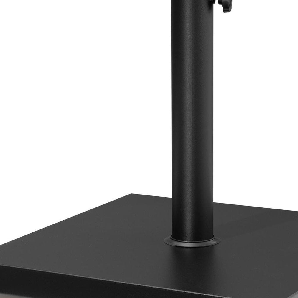 Black Market Umbrella Fillable Steel In Ground Adjustable Umbrella Base