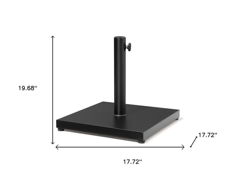 Black Market Umbrella Fillable Steel In Ground Adjustable Umbrella Base