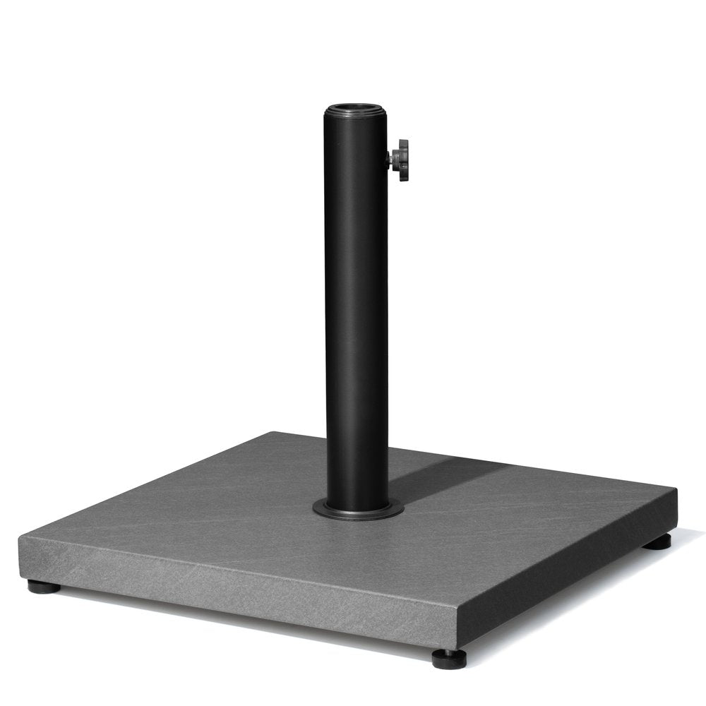 Gray Market Umbrella Fillable Steel In Ground Adjustable Umbrella Base