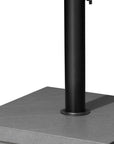 Gray Market Umbrella Fillable Steel In Ground Adjustable Umbrella Base