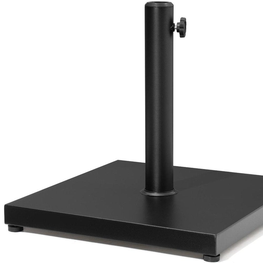 Black Market Umbrella Fillable Steel In Ground Adjustable Umbrella Base