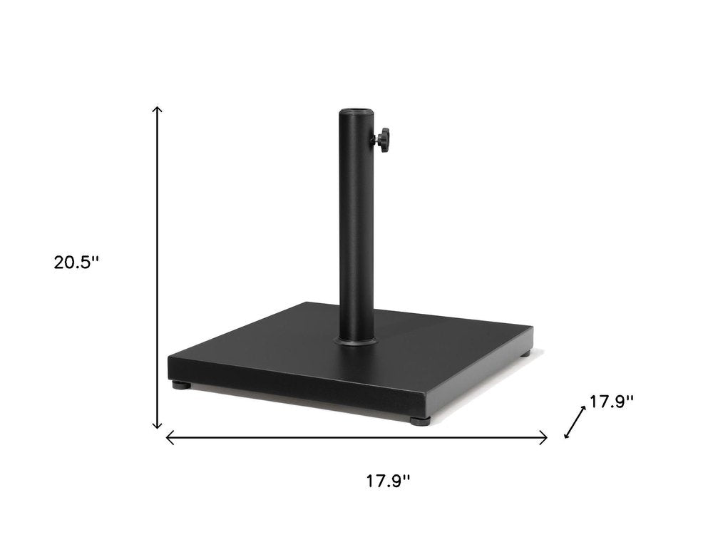 Black Market Umbrella Fillable Steel In Ground Adjustable Umbrella Base