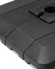 Black Cantilever Umbrella Fillable Steel In Ground Umbrella Base