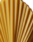 6" Gold Unscented Dimensional Palm Leaf Candle