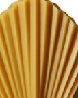 6" Gold Black Ice Scented Dimensional Palm Leaf Candle