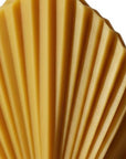 6" Gold Black Ice Scented Dimensional Palm Leaf Candle