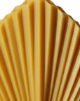 6" Gold Black Ice Scented Dimensional Palm Leaf Candle