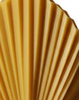 6" Gold Black Ice Scented Dimensional Palm Leaf Candle