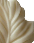 6" Ivory Unscented Dimensional Feather Candle Novelty Novelty