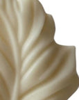 6" Ivory Black Ice Scented Dimensional Feather Candle Novelty Novelty