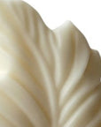 6" Ivory Black Ice Scented Dimensional Feather Candle Novelty Novelty