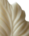 6" Ivory Black Ice Scented Dimensional Feather Candle Novelty Novelty