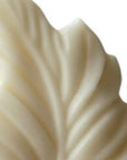 6" Ivory Black Ice Scented Dimensional Feather Candle Novelty Novelty
