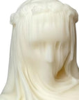 6" Ivory Unscented Dimensional Lady Candle Novelty Novelty