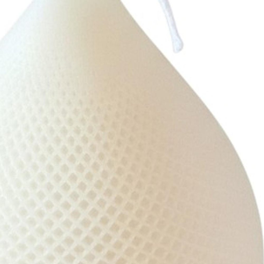 5" Ivory Ocean Breeze Scented Dimensional Teardrop Candle Novelty Novelty