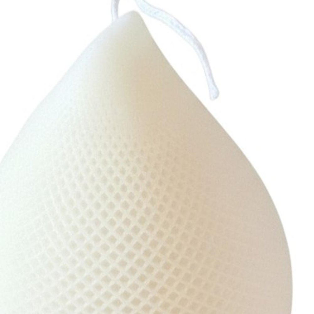 5" Ivory Ocean Breeze Scented Dimensional Teardrop Candle Novelty Novelty