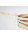Off White Striped Single Spreader Bar Hammock