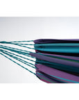Blue And Purple Striped Single Spreader Bar Hammock