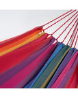 Pink Lavender Red And Yellow Striped Single Spreader Bar Hammock