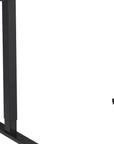 Adjustable Black Wood and Steel Standing Desk