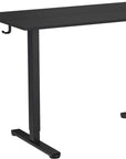 Adjustable Black Wood and Steel Standing Desk