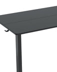 Adjustable Black Wood and Steel Standing Desk