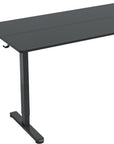 Adjustable Black Wood and Steel Standing Desk
