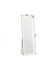 64" Clear Lighted Freestanding And Wall Mounted Framed Full Length Mirror