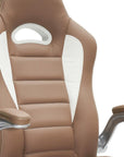 Camel Adjustable Height Swivel Rolling Office Chair