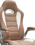 Camel Adjustable Height Swivel Rolling Office Chair
