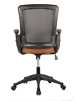 Brown Adjustable Height Swivel Rolling Office Chair