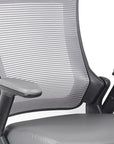 Brown Adjustable Height Swivel Rolling Office Chair