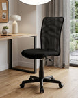 Black Swivel Rolling Office Chair