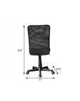 Black Swivel Rolling Office Chair