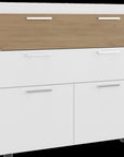 Two Piece White Bedroom Set
