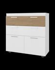 Two Piece White Bedroom Set