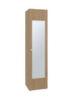 Two Piece Beige Bedroom Set With Mirror