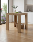 36" Beige Wood Kitchen Island