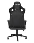 Black Swivel Rolling Racecar Gaming Chair