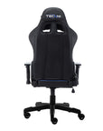 Blue And Black Swivel Rolling Gaming Chair