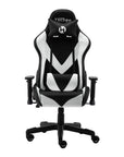 Blue And Black Swivel Rolling Gaming Chair