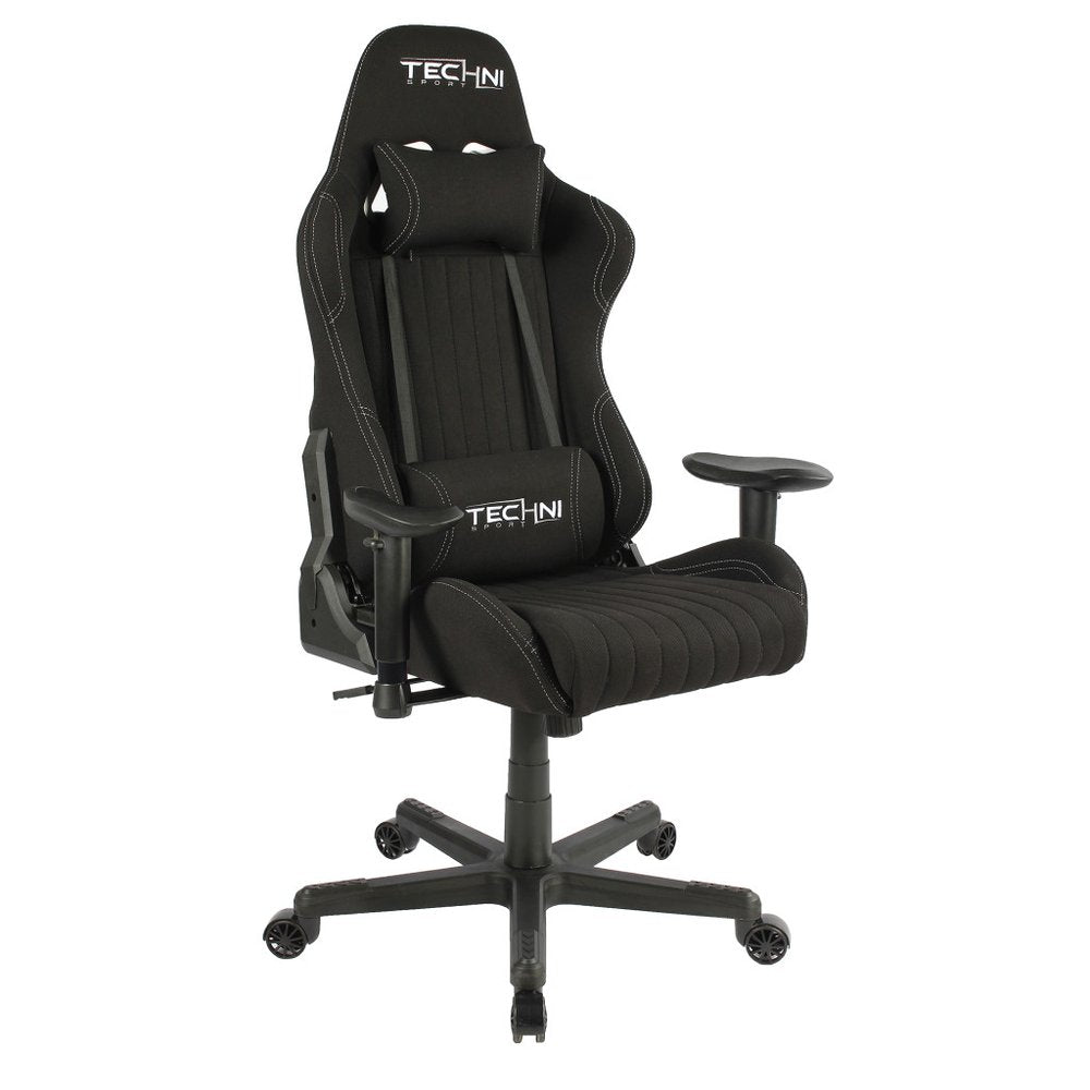 Black Swivel Rolling Gaming Chair