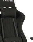 Black Swivel Rolling Gaming Chair