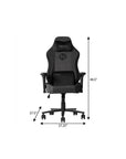 Black Swivel Rolling Gaming Chair