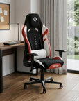 Black Swivel Rolling Gaming Chair