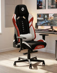 Black Swivel Rolling Gaming Chair