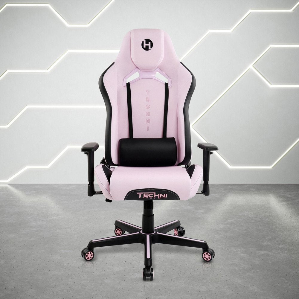 Black Swivel Rolling Gaming Chair